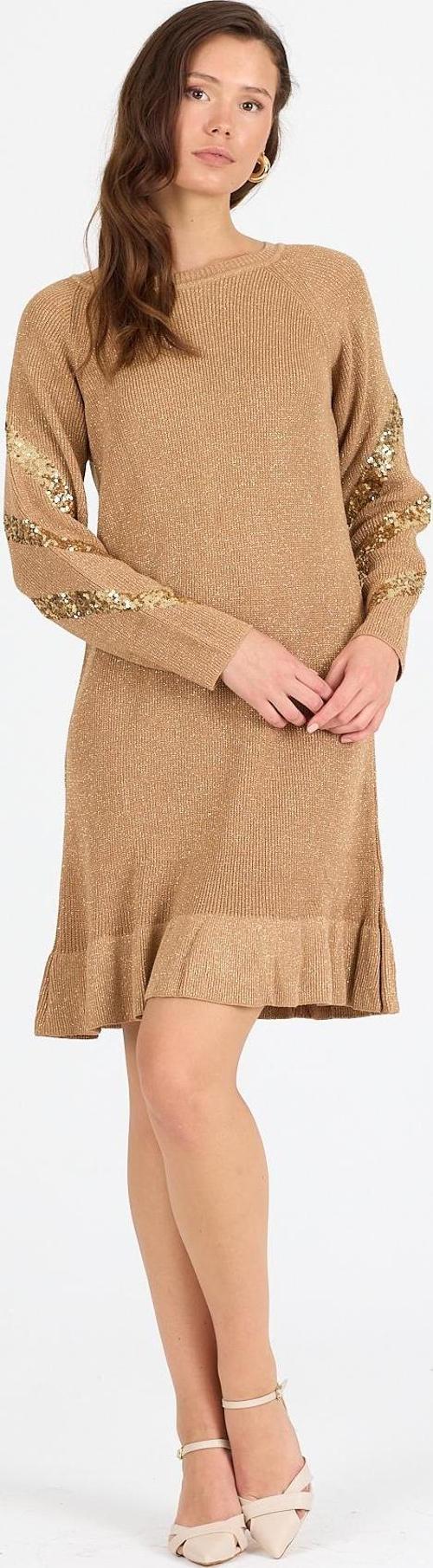Kadın Bisiklet Yaka Sim Garnili Pul İşlemeli Eibise 3143 (Standart Beden s-m-l-xl Beden Uyumludur)