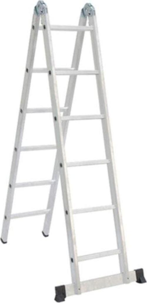 Madeni Eşya 6 6 Alüminyum Katlanır Çok Amaçlı Merdiven
