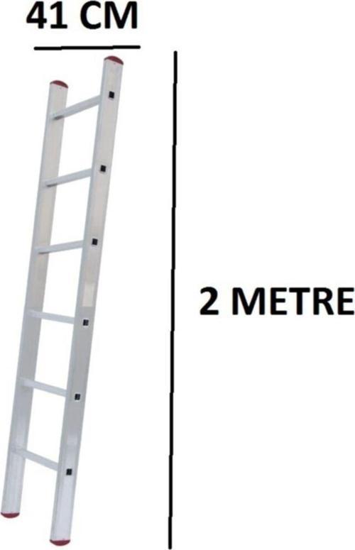 Madeni Eşya Tek Parça Endüstriyel 2 Metre Alüminyum Merdiven