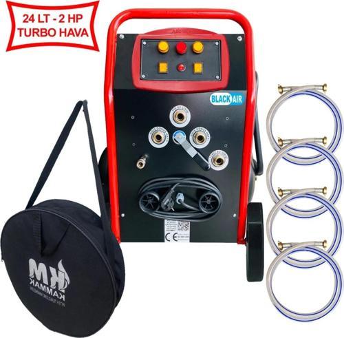 Black-Air Havalı Darbeli 2HP 24LT Kompresörlü Petek Temizleme Makinası