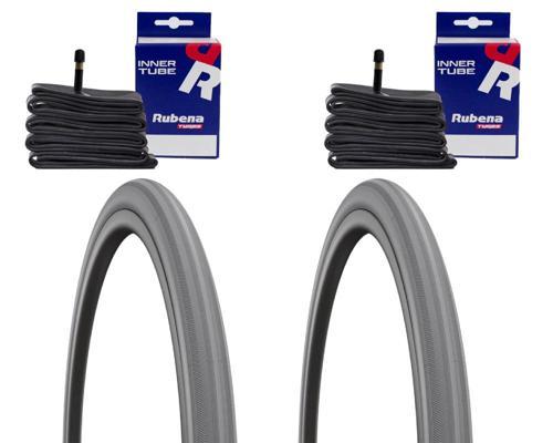 Rib 24x1 3-8 Gri Tekerlekli Sandalye Lastik Seti 32-540