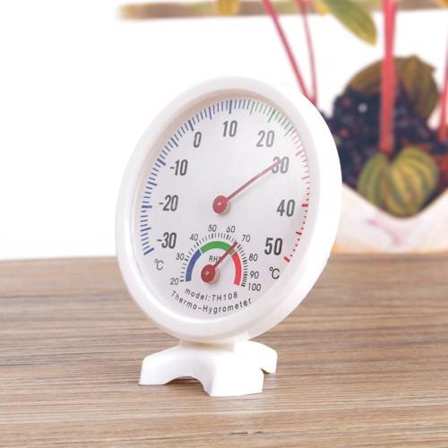Oda Termometre Sıcaklık Ve Nem Ölçer Plastik 7,5cm  Analog Sıcaklık Nem Ölçer Termometre Higrometre