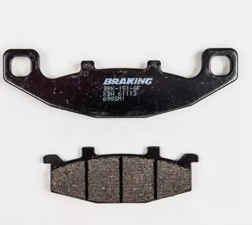 698Sm1 1990-2001 Kawasaki ZZR 250 Uyumlu Ön Fren Balatası Yarı Metalik Balata