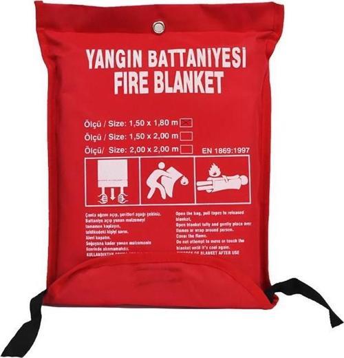 KK1300 150X180 Çantalı Yangın Battaniyesi