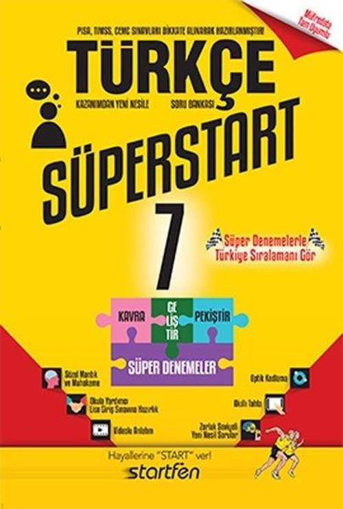 7. Sınıf Süperstart Türkçe Soru Bankası