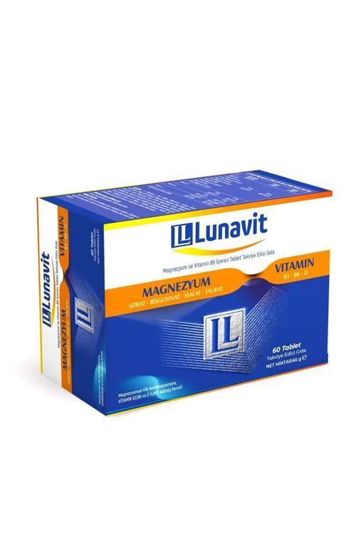 Magnezyum Ve Vitamin B3,B6,D İçeren 60 Tablet