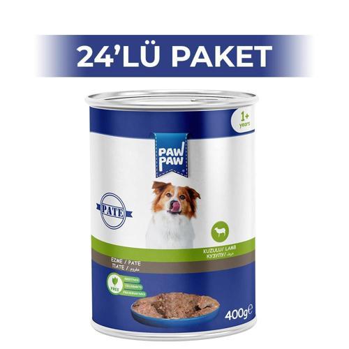Pate Kuzulu Yetişkin Köpek Konservesi 400 gr 24 Adet