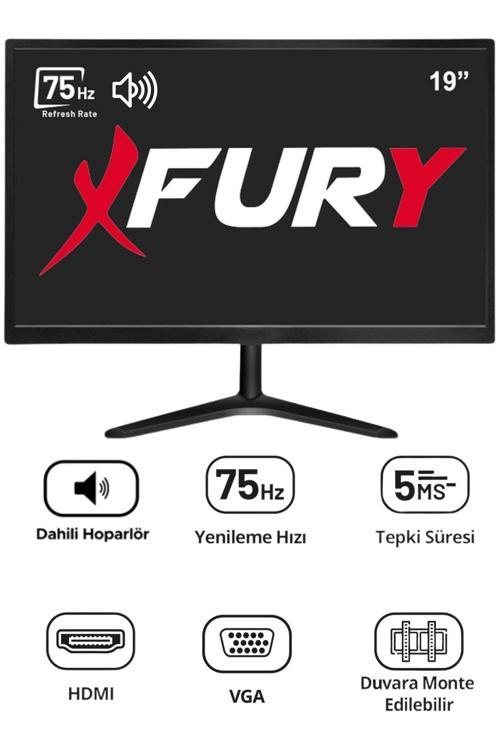 19" Geniş Ekran 75 Hz 5ms DAHİLİ HOPARLÖR (VGA,HDMI,SES) Sesli Led Monitör