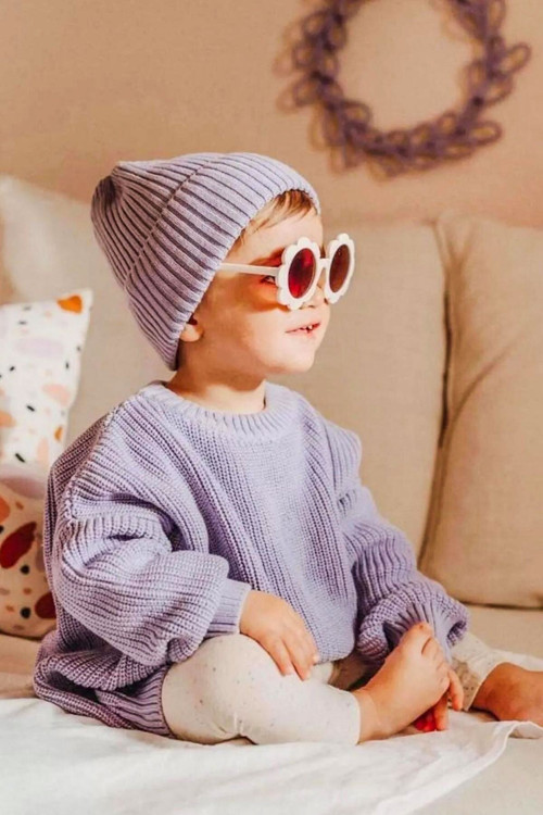 Selanik Örgü Esnek Unisex Çocuk Triko Kazak