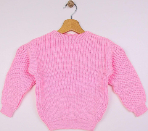Selanik Örgü Esnek Unisex Çocuk Triko Kazak