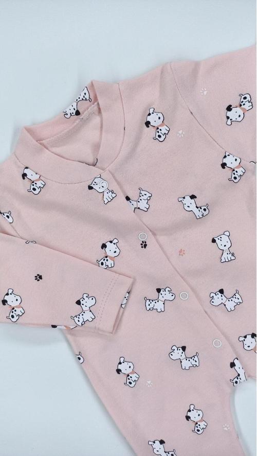 Hobbe Baby Köpek Motifli Bebek Tulumu 1-3-6 Ay