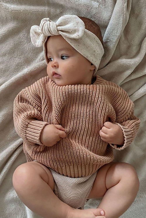 Selanik Örgü Esnek Unisex Çocuk Triko Kazak