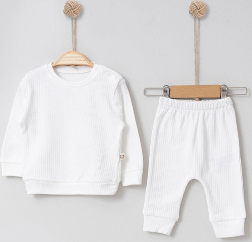 Ribanalı Unisex Basic Bebek Takım