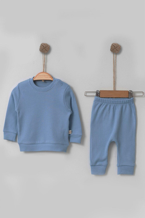 Ribanalı Unisex Basic Bebek Takım