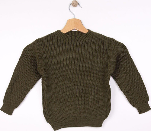 Selanik Örgü Esnek Unisex Çocuk Triko Kazak