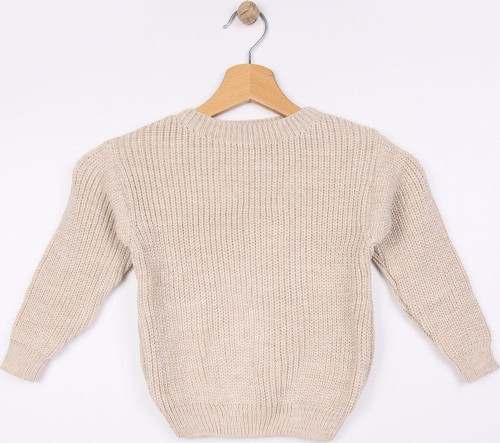 Selanik Örgü Esnek Unisex Çocuk Triko Kazak