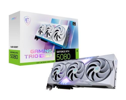 GeForce RTX 5080 16G GAMING TRIO WHITE GDDR7 256Bit DX12 Gaming (Oyuncu) Ekran Kartı