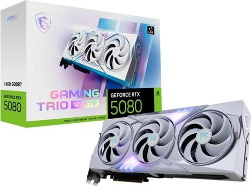 GeForce RTX 5080 16G GAMING TRIO WHITE GDDR7 256Bit DX12 Gaming (Oyuncu) Ekran Kartı