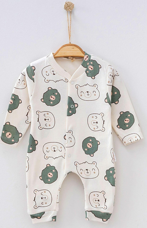 Ayıcık Desenli Unisex Tulum