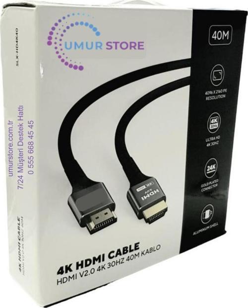 4K 40MT HDMI Kablo V2.0 30HZ SLX-HD4K40