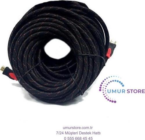 Hdmi Kablo Filtreli+Örgülü Full Hd 1080P 30 Metre