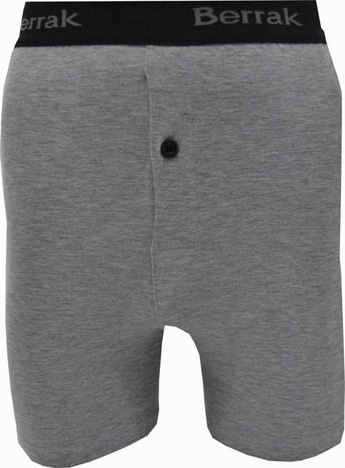 Erkek Likralı Düğmeli 6 lı Boxer Berrak-1059