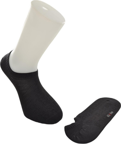 Erkek Plus Dikişsiz Bambu Desenli Sneaker Görünmez Çorap ( 6883-3 )