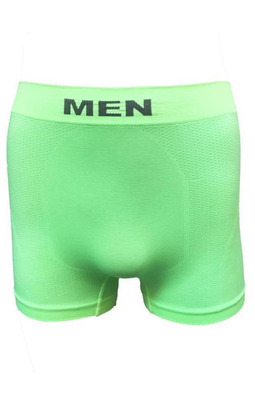 Erkek Desenli Boxer Neon