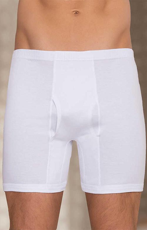 Erkek Lüx Paçalı Pamuk Boxer Berrak-1055