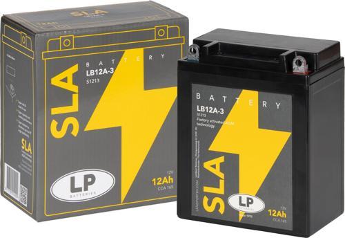 SLA AKÜ MB LB12A-3 12 A KG: 3,9 L:135 W:80 H:160 CCA: 165 YAMAHA XV VIRAGO 535cc 1990-2002