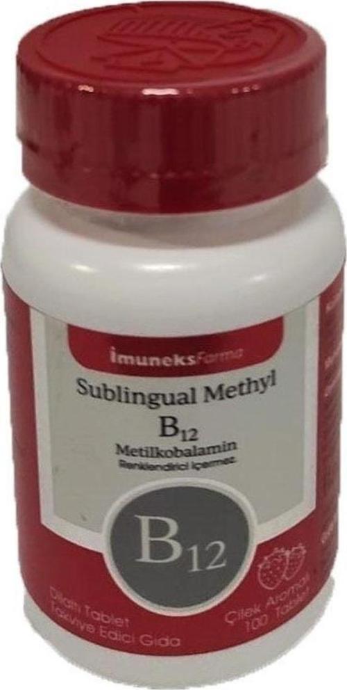 Sublingual Methyl Çilek Aromalı 100 Tablet