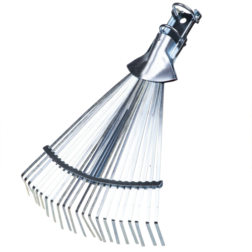46cm 22diş Kancalı Sap Hariç Yumuşak Çelik Metal Ayarlı Yelpaze Tırmık