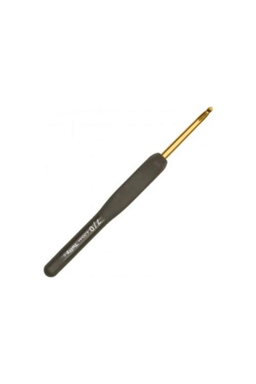 4 mm 14 cm Siyah Yumuşak Saplı Yün Tığı