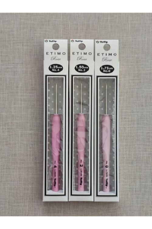 Etimo Rose Ara Numaralar Tığ Seti 1,25-1,50-1,75 mm