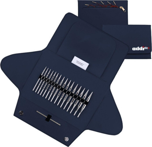Addi Click Novel Değiştirilebilir Kısa Misinalı Şiş Seti - 730-2 Özel Köşeler