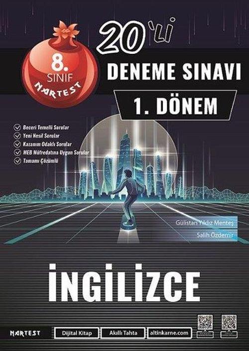 8. Sınıf 1. Dönem Mod 20'li İngilizce Deneme Sınavı 