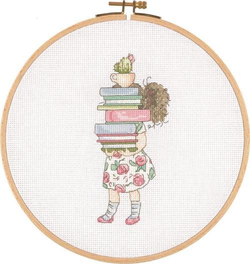 Tuva Kanaviçe Ahşap Kasnaklı Kit Bilge E2302 23 Cm