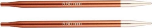Knitpro Zing Kısa 5,50 Mm Değiştirilebilir Metal Misinalı Şiş Ucu 47526
