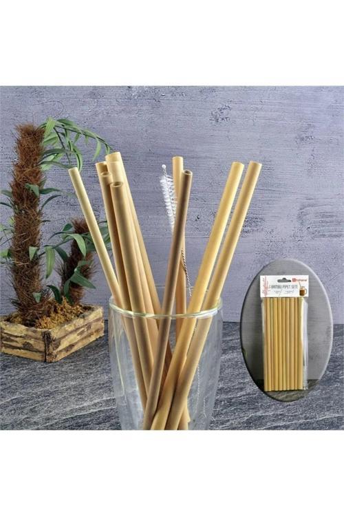 Tohana Bambu Pipet 10'Lu Çap 6 Mm - Uzunluk 20 Cm