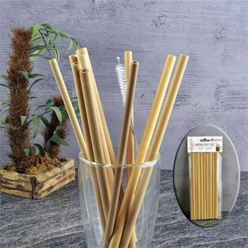 Tohana Bambu Pipet 10'Lu Çap 6 Mm - Uzunluk 20 Cm