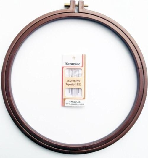 Etamin Iğnesi Ve Plastik Vidalı Büyük Kasnak 2 No