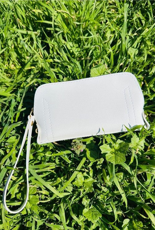 Kadın 3 Bölmeli Süet Deri El Cüzdanı