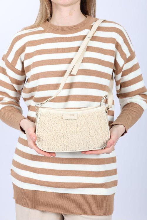 Kadın Peluş Çanta,Baget Peluş Kadın Çanta,Çapraz Peluş Çanta,Fermuarlı İçi Astarlı