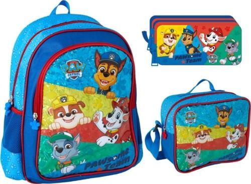 -Paw Patrol Anaokulu Çantası-Beslenme Ve Kalem Çantası Seti