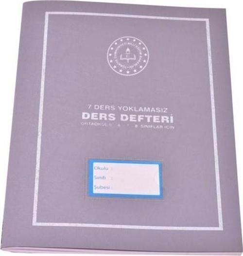 DERS DEFTERİ YOKLAMASIZ 678 SINF 7 DERS
