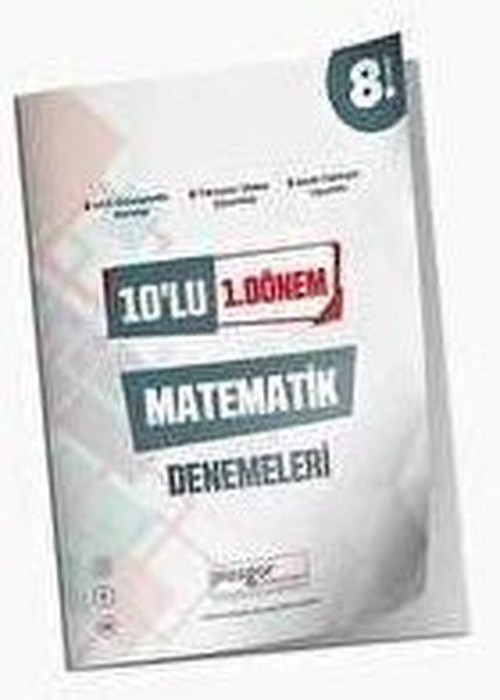 8. Sınıf Pisagor 1. Dönem 10'lu Matematik Branş Denemeleri