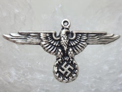 Alman Reich Kolye Ucu 2. Baskı. Orijinalinden Baskı Yapılmış. Reich Kolye Ucu. Eni 6Cm Boyutunda.