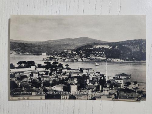Osmanlı Dönem Osmanlıca Arnavutköy Kartpostal. Temiz Durumda 1920 Tarihli Kartpostal