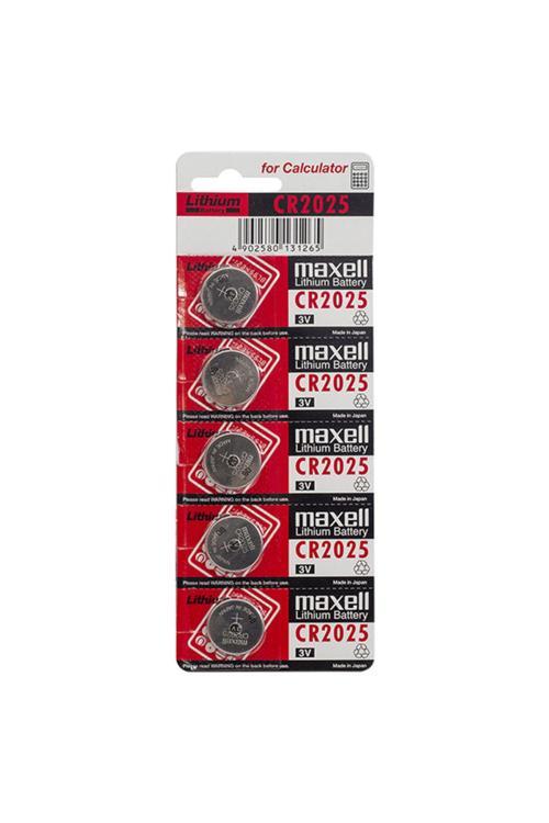 "5 Paket" Cr2025 3 Volt Lityum Para Pil (5'Li 5 Paket)
