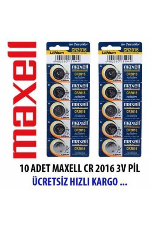 10 Adet X Cr2016 3V Pil , Dl2016 3 Volt Lityum Pil , Cr2016 3Volt Lıthuım Pil Ücretsiz Kargo